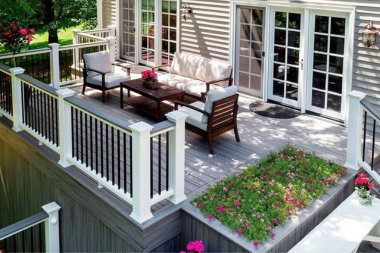 michigan deck design trends to expect in 2025 composite decking with built in planter box custom built okemos