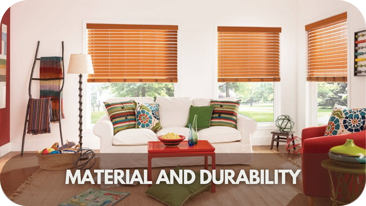 various materials and their durability, helping to choose the best designer blinds for long-lasting use.