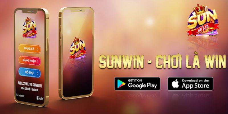 Sunwin cung cấp ứng dụng cho cả hệ điều hành iOS và Android