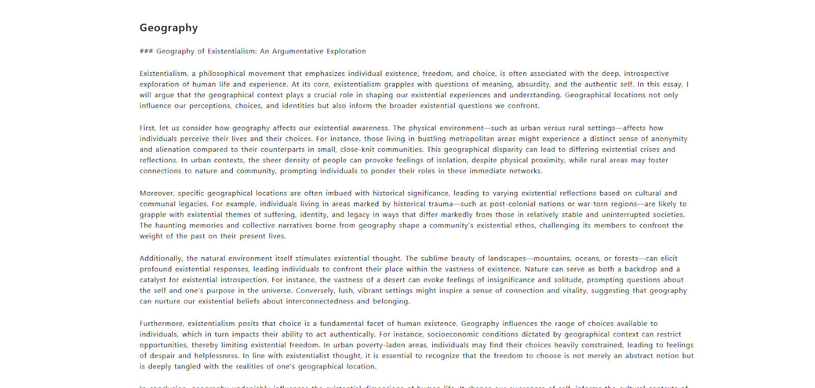 AI essay writer