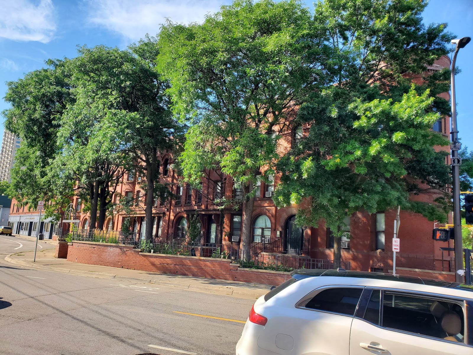 A 19th-century brownstone in the Elliot Park neighborhood of Minneapolis.