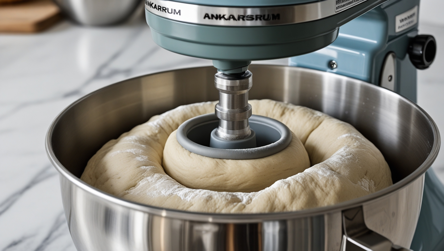 ankarsrum stand mixer clean dough roller shaft seal​