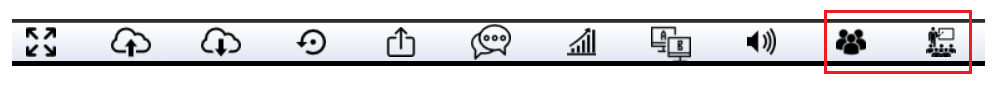 This is an image of the Virtual Classroom icon on the UD Remote Lab toolbar