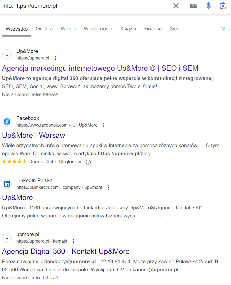 Operator Google  -  info