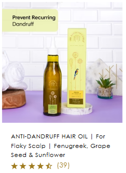 Anti-Dandruff Hair Oil from The Earth Collective