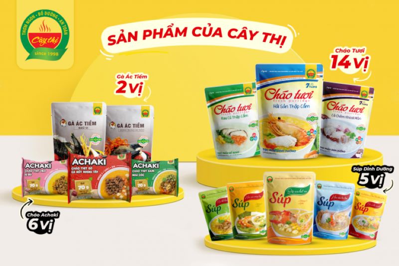 Các sản phẩm dinh dưỡng thơm ngon từ thương hiệu uy tín Cây Thị