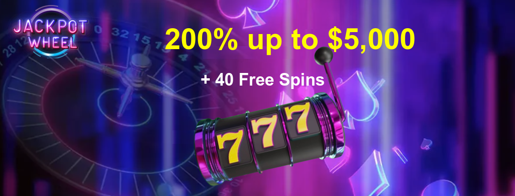 Jackpot Wheel Casino First Deposit Bonus