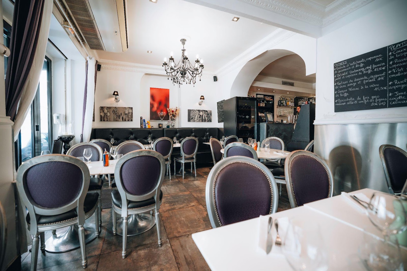 La salle du restaurant Le Boudoir