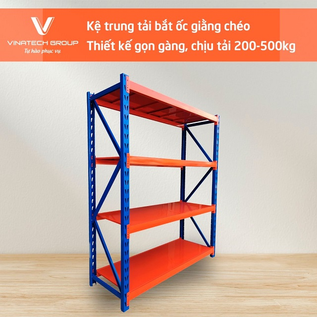 Kệ trung tải Hà Nội bền đẹp, giá tốt, bảo hành 2 năm