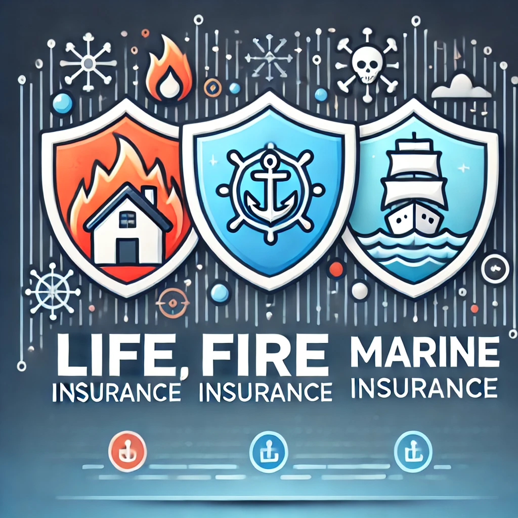 Difference Between Life and Fire Marine Insurance