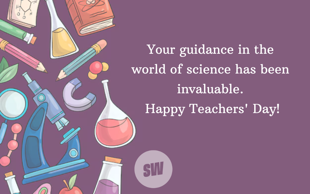 teachers day wishes for science teache