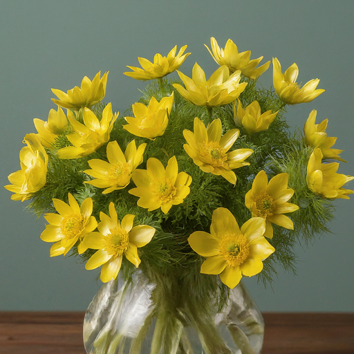 Harvesting Pheasant's-Eye Flowers