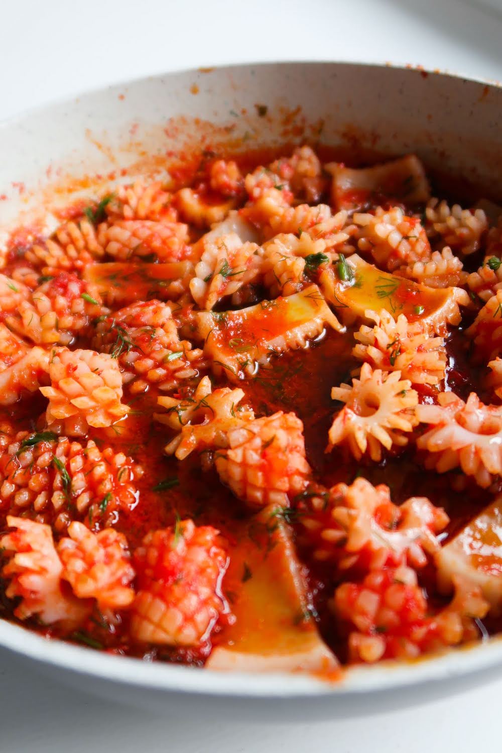 calamari in tomato sauce easy clean eating recipe