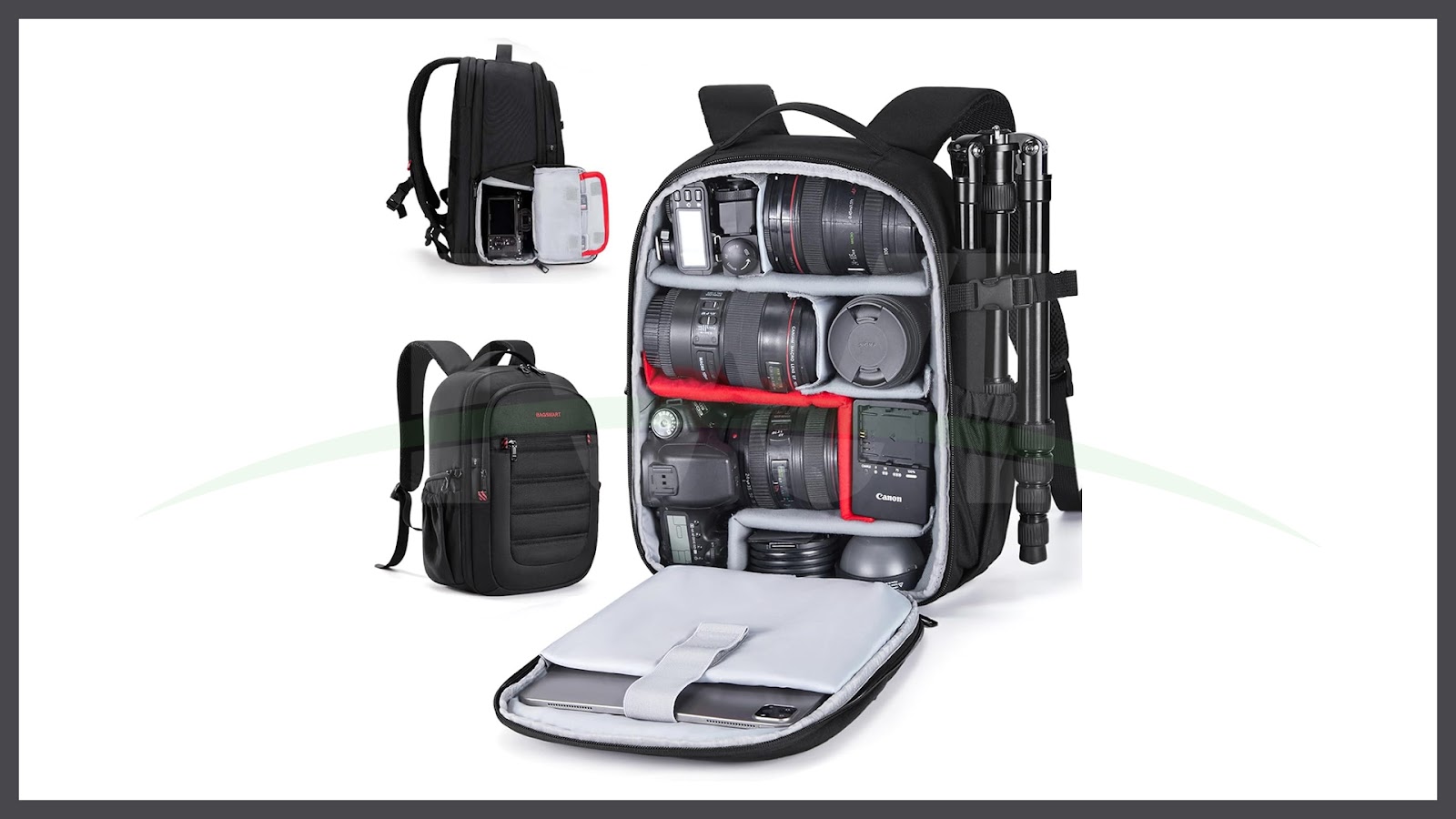 backpack with tripod holder images 7