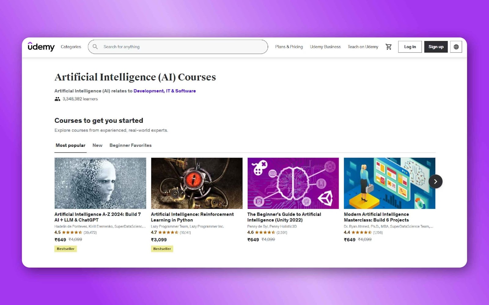 Udemy | Diverse AI Courses