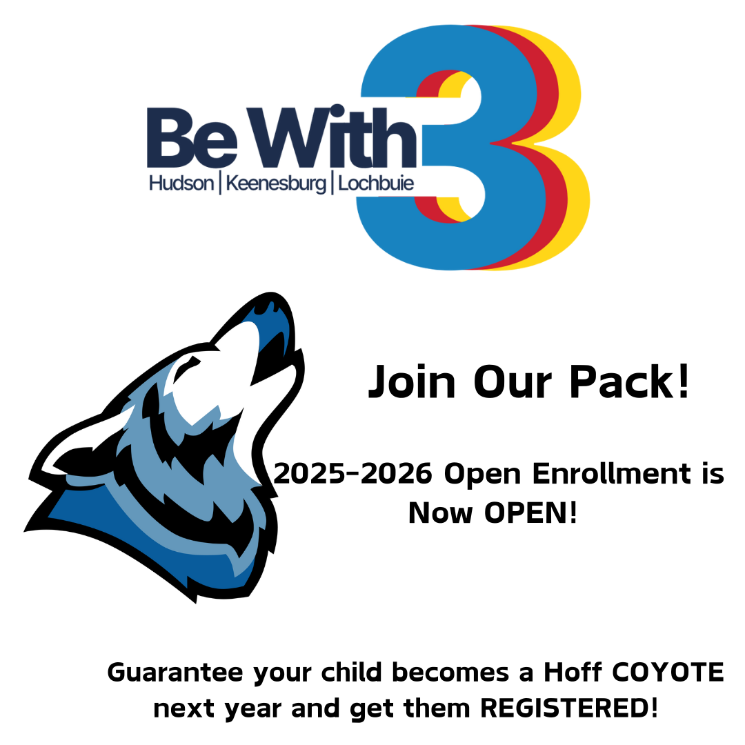 Hoff and Be with 3 Logo