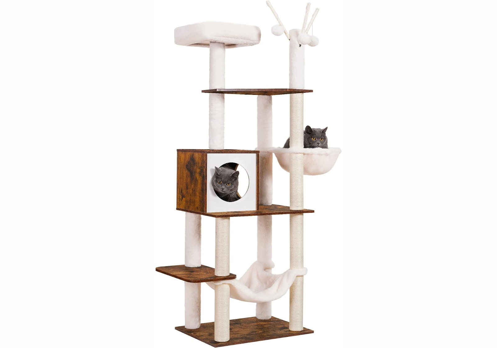 Hey-brother Wooden Cat Tree