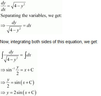 NCERT Solutions class 12 Maths Differential Equations