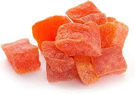 Dried Papaya/Carica Papaya Candy Cubes ...