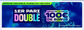 Parions Sport doublez votre première mise grâce au bonus bookmaker