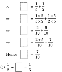 NCERT Solutions for Class 6 Maths Chapter 7 Fractions