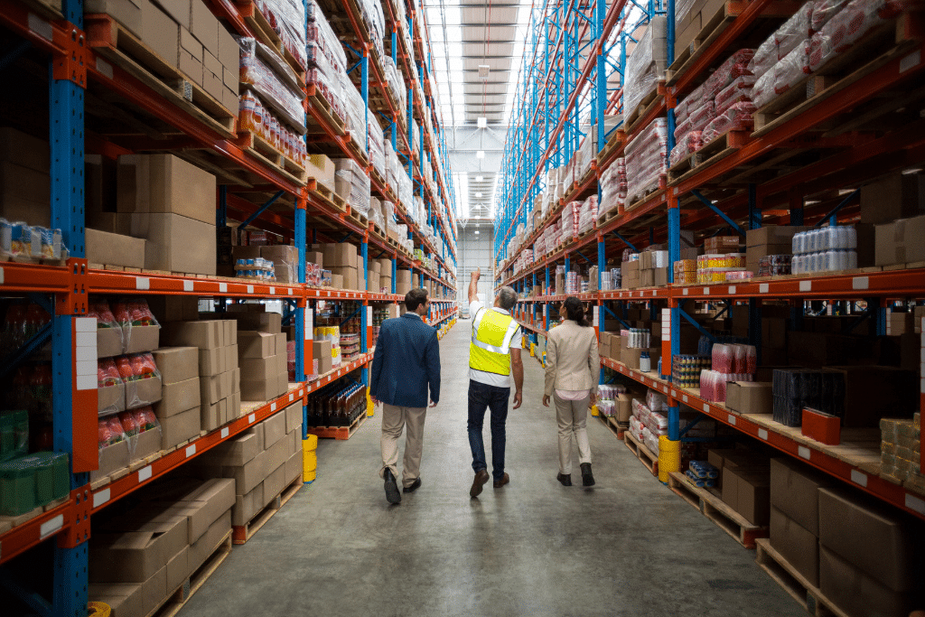 warehouse pallet storage racking