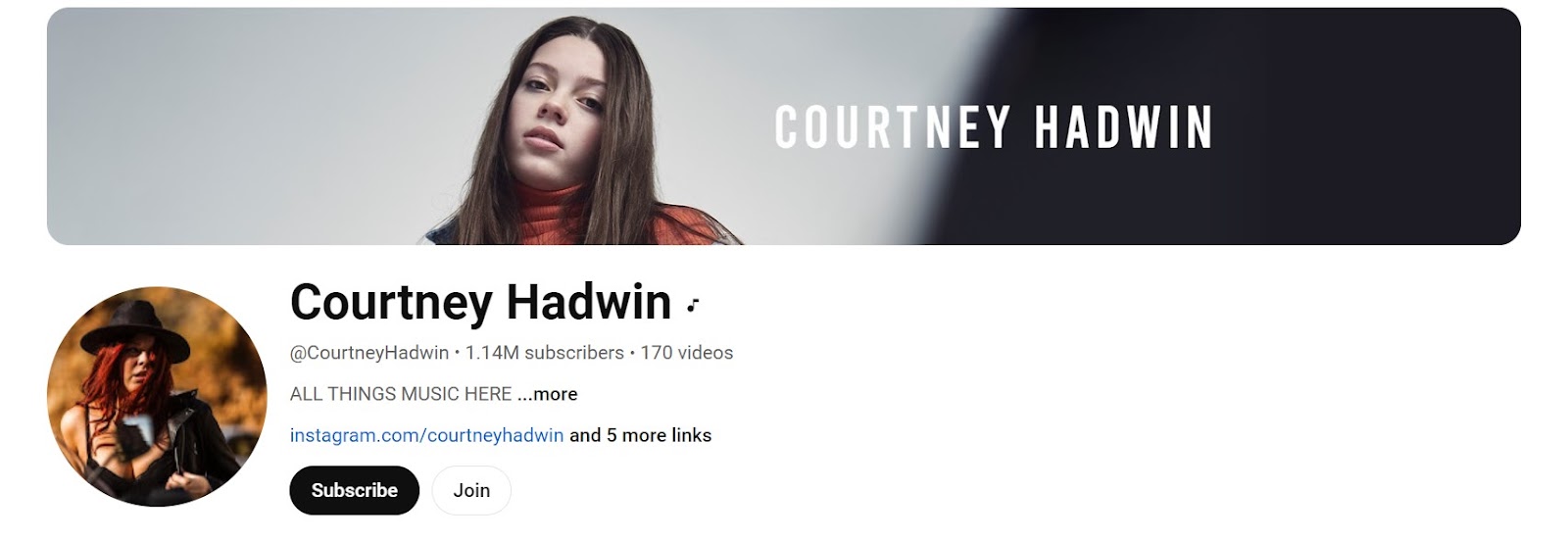 Courtney Hadwin Streaming Platforms