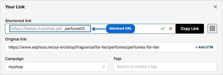 Making URL link in Replug