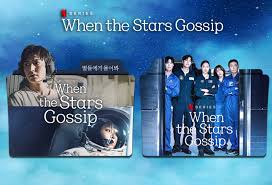 This contains an image of When the Stars Gossip movie poster