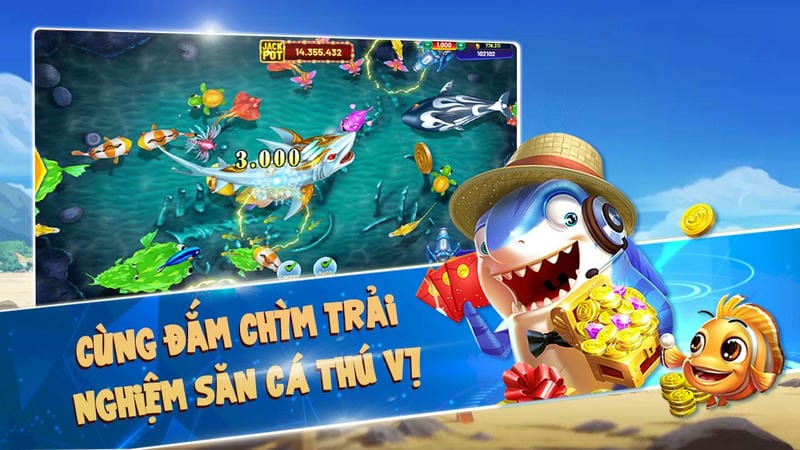 Boss cá khủng trong bắn cá 3D GEM88 chờ bạn chinh phục