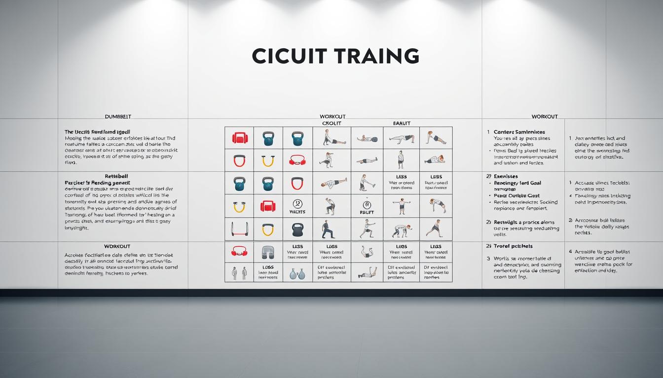 circuit training program design  chart