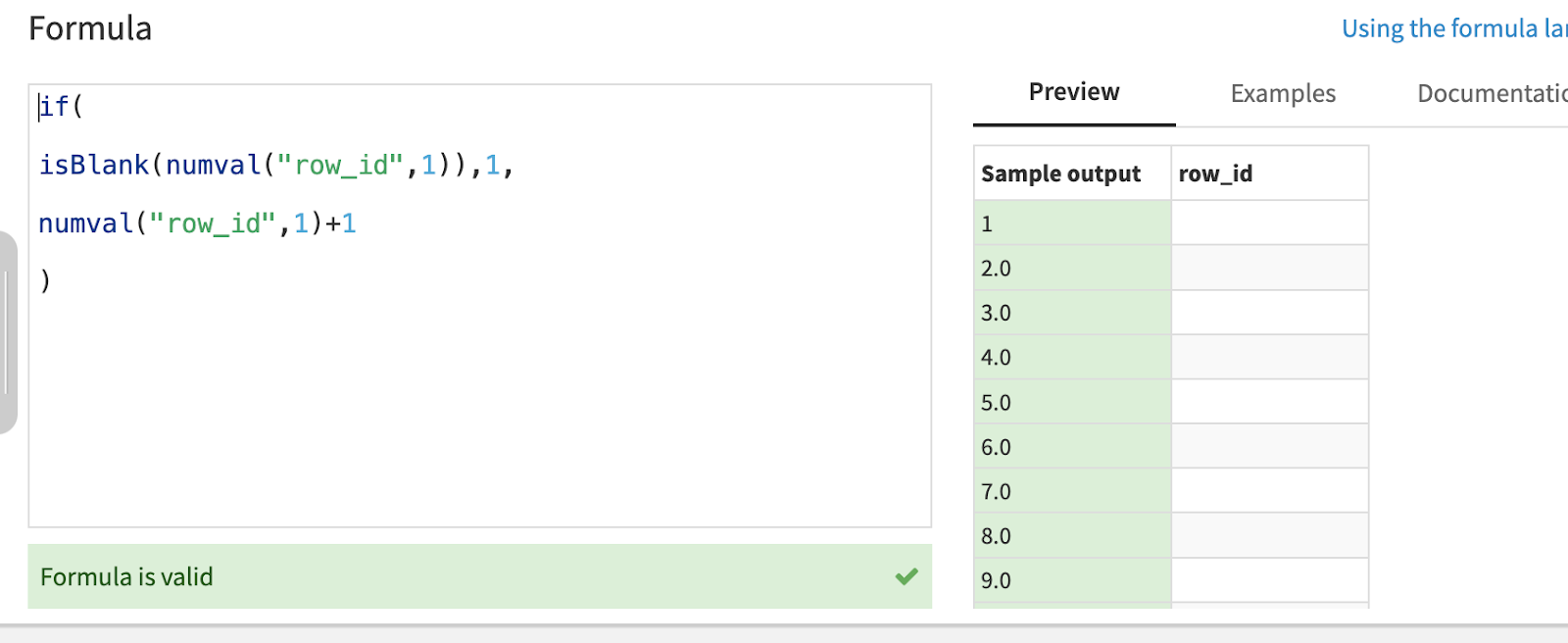 Easy creation of a Row ID field in Dataiku