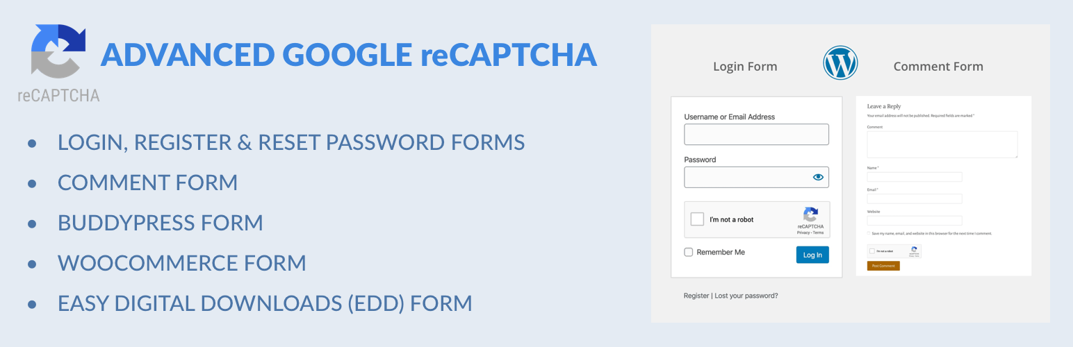 Advanced Google reCAPTCHA