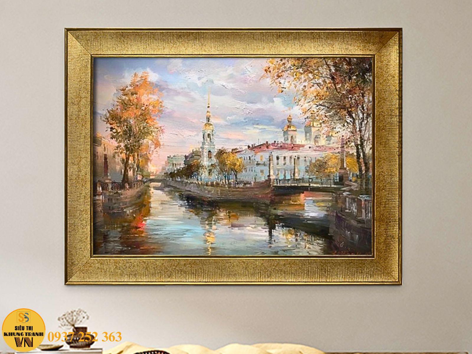 khung tranh canvas chất lượng 