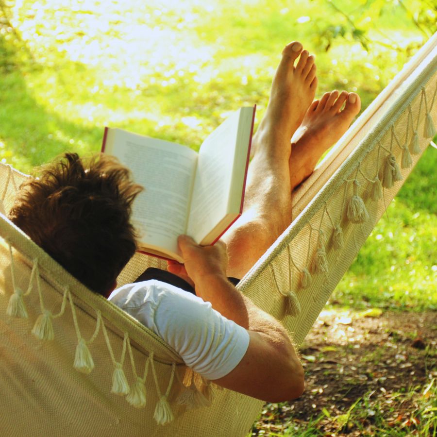 hammock and reading