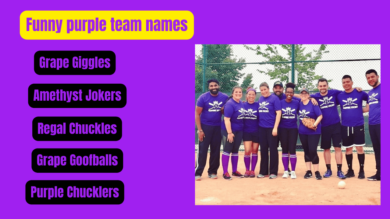 Funny purple team names