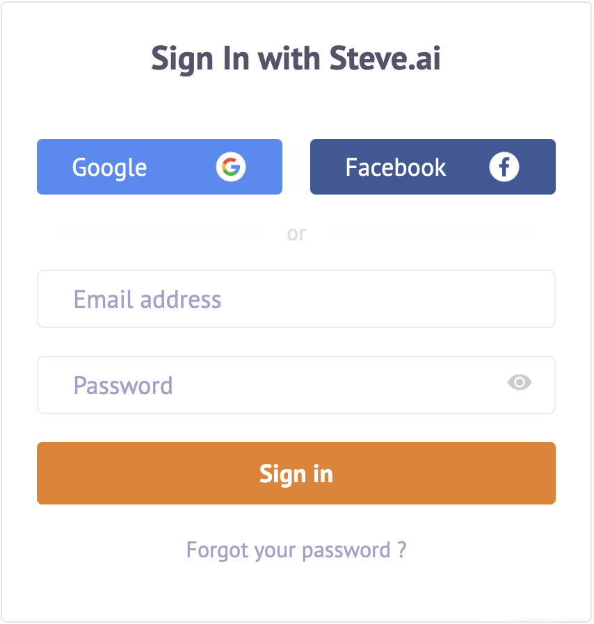 Steve AI Login