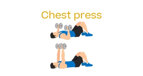 How to do chest press step by step