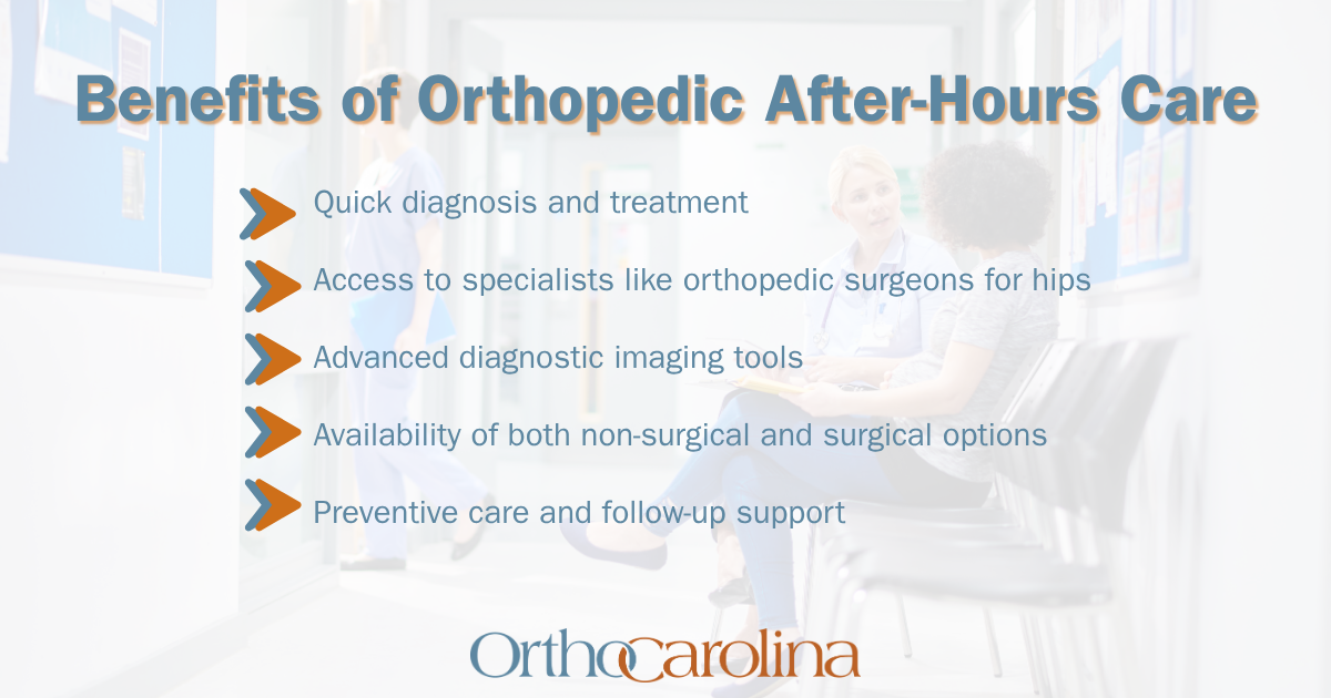 Benefits of Orthopedic after-hours care