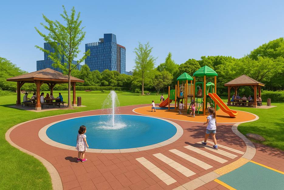 A children playing in a park</p>
<p>AI-generated content may be incorrect.