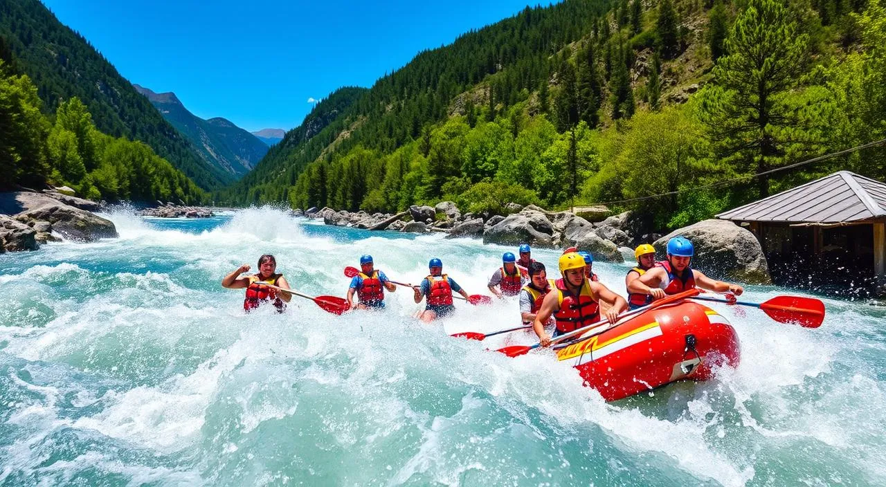 rafting thrills