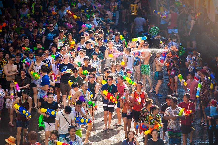 Songkran Festival in Bangkok 