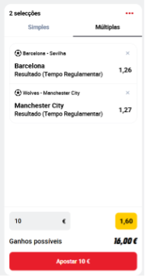 Exemplos práticos de apostas multiplex Betclic