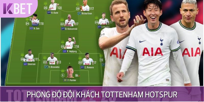 minh hoạ phong độ của tottenham hotspur