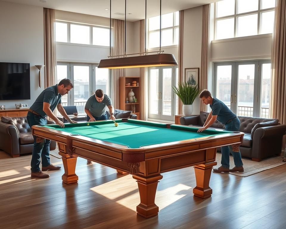 pool table installation