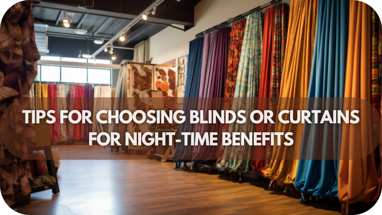 Explore tips for selecting blinds or curtains that optimize privacy, comfort, and energy savings at night.