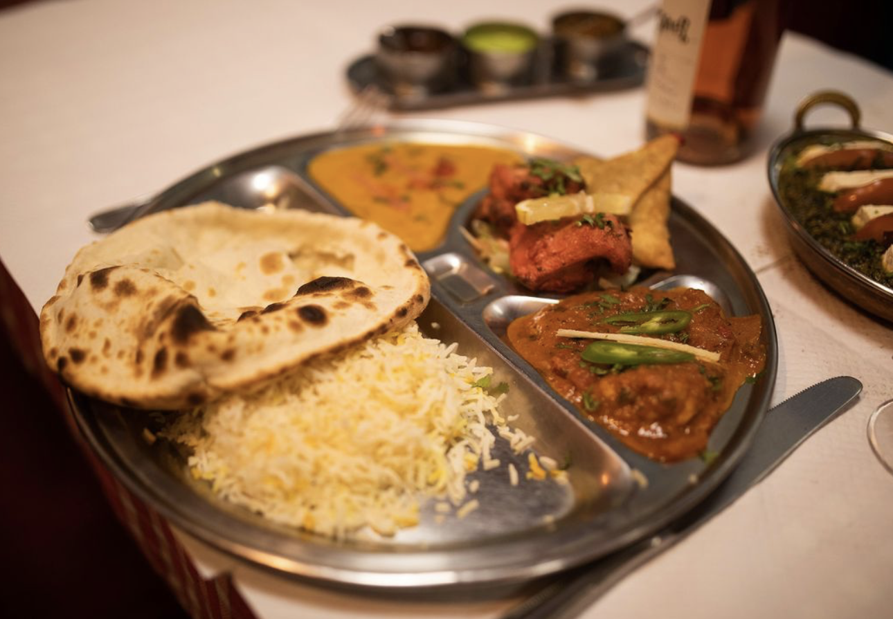 thali au Palais des rajpouts