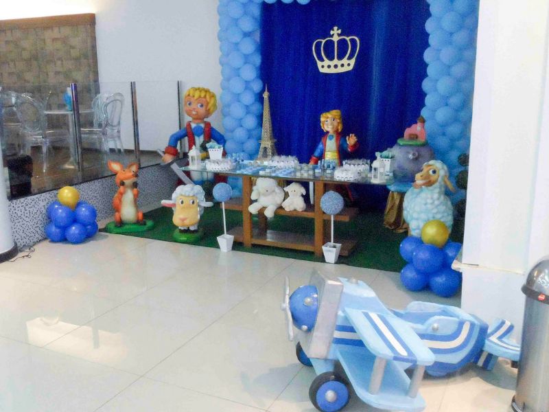 decoração pequeno principe festa infantil cores