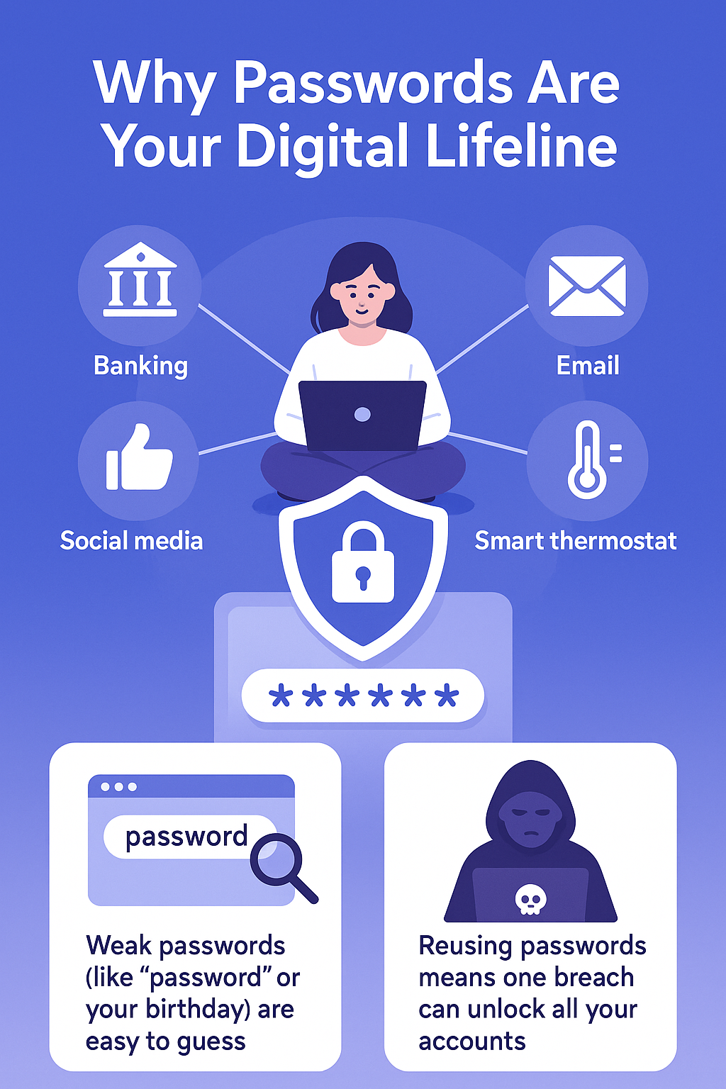 Illustration of a random password generator interface creating a strong password"
2. "User generating a secure password using an online password generator"
3. "Dashboard showing generated random passwords for secure account management"
4. "Visual representation of password strength and security tips for beginners and experts"
5. "Online tool creating complex, random passwords for improved cybersecurity"

