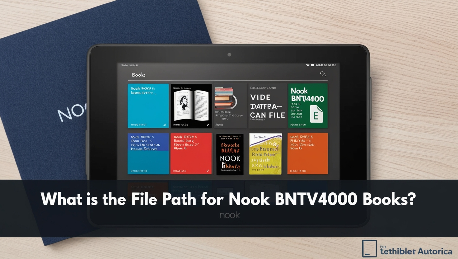  Understanding what is the file path for NOOK BNTV4000 books